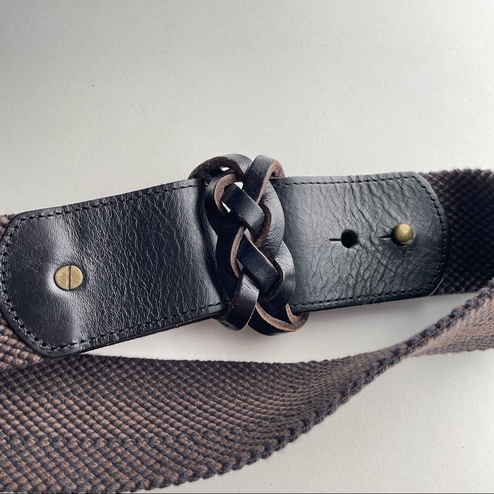 Fossil Festival Boho Genuine Leather Stretch Belt